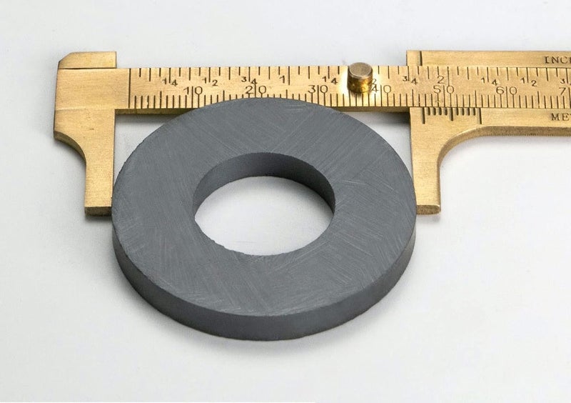 Burnur Grade 8 Ceramic Ring Magnets, OD 45 mm x ID 22mm x 8 mm (Pack of 6) - Image 3